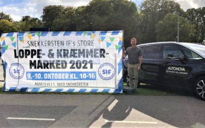 Autonova udstiller biler på SIFs Loppe og Kræmmermarked