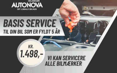 BASISSERVICE TIL DIN BIL SOM ER FYLDT 5 ÅR KUN KR. 1.498,-